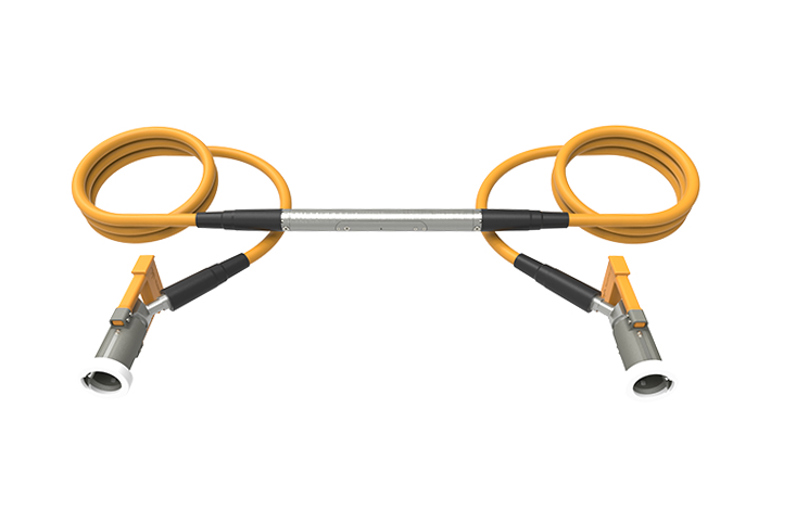 Flying Lead Frame Active Flying Leads