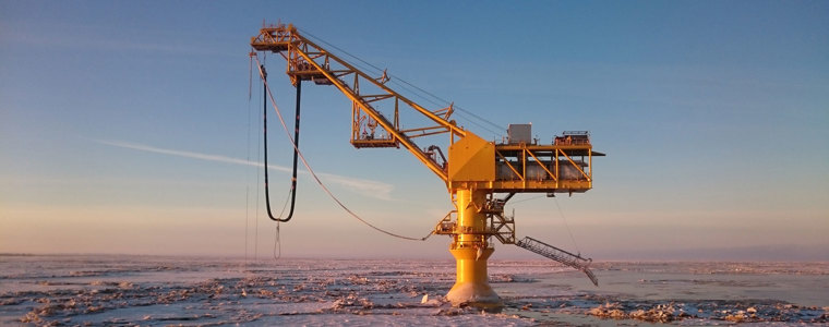Loading Container With Wench Winch solution for artic loading tower unit