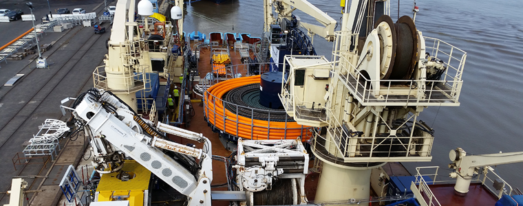 Array Cable System Cable carousel solution for inter-array cable installation